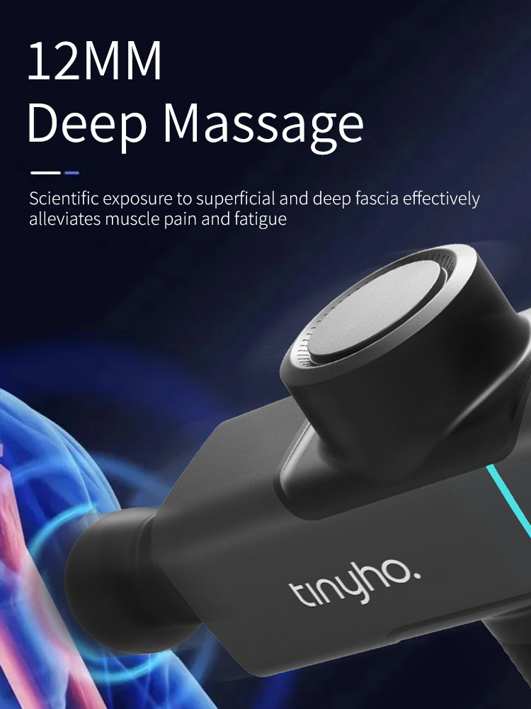 Tinyho SE Deep Tissue Massage Gun - 5 Precision Attachments