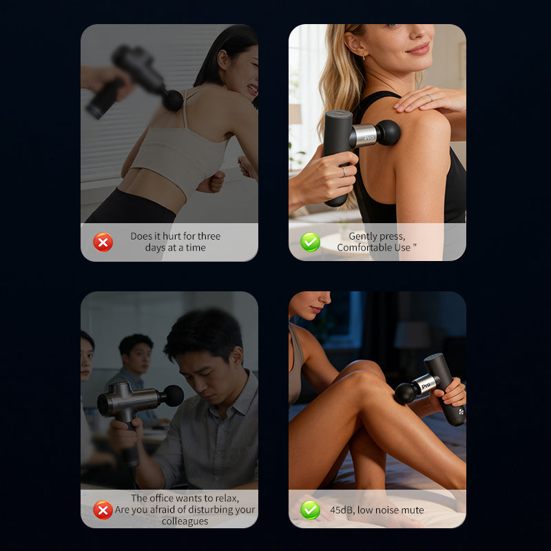 T830 Mini Grey Massage Gun